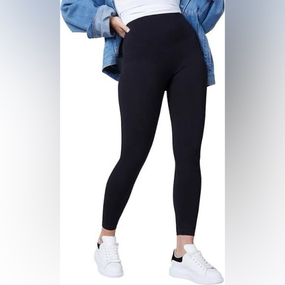 SPANX Black ASSETS high-waist leggings